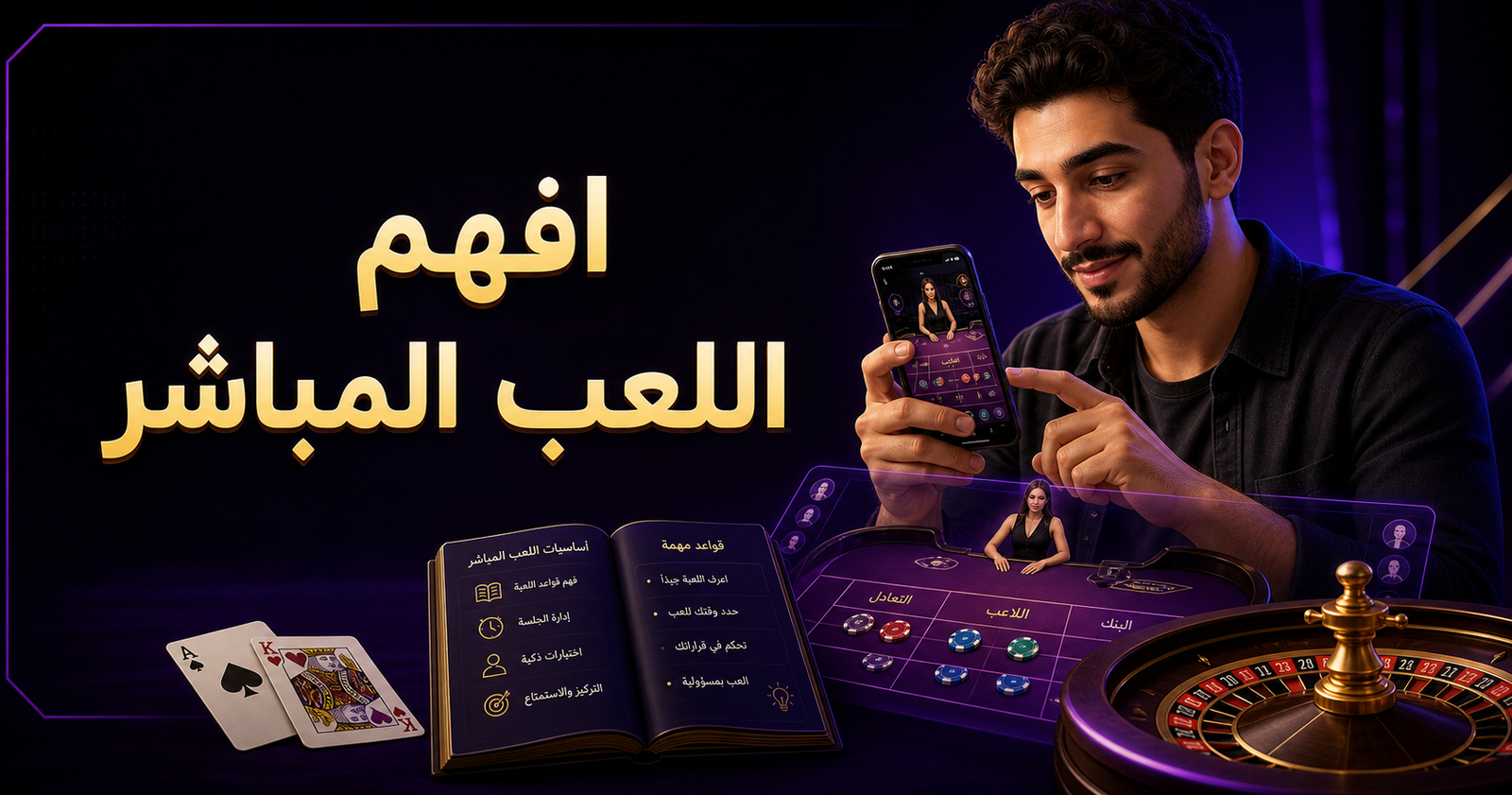 رسم توضيحي لفهم قواعد كازينو لايف أونلاين مصر قبل التجربة
