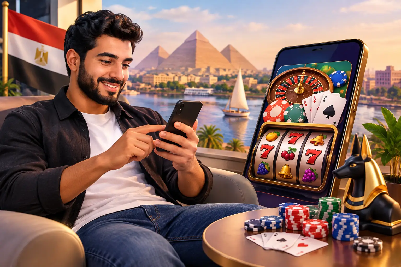 مراجعة تطبيقات الكازينو العربية للاعب المصري